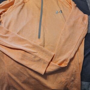 Under Armour Orange Quarter-Zip Pullover
